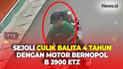 Sejoli Nekat Culik Balita 4 Tahun dengan Motor Bernopol B 3900 ETZ di Johar Baru