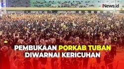 Pembukaan Porkab Tuban Diwarnai Kericuhan, Sesama Penonton Saling Pukul dan Adu Jotos