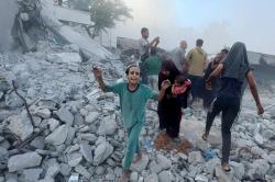 Kejam! Israel Bombardir Penampungan Pengungsi Palestina Berisi Anak-anak dan Lansia