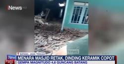 Sejumlah Bangunan di Batang Rusak Akibat Gempa Magnitudo 4,6