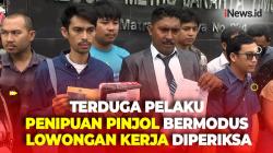 6 Saksi Termasuk Terduga Pelaku Penipuan Pinjol Bermodus Lowongan Kerja Diperiksa Polisi