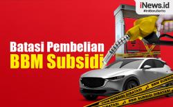 Infografis Luhut Mau Batasi Pembelian BBM Subsidi Mulai 17 Agustus
