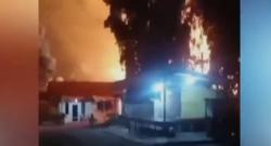 10 Rumah di Asrama Polisi Balaraja Terbakar, Diduga Korsleting Listrik