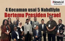 Infografis 4 Kecaman usai 5 Nahdliyin Bertemu Presiden Israel
