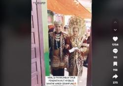 Viral Pengantin di Payakumbuh Ikut Nyoblos saat PSU DPD di Sumbar, Netizen: Totalitas!