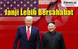 Infografis Donald Trump Sebut Kim Jong Un Merindukannya