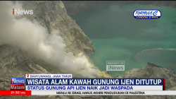 Wisata Alam Kawah Gunung Ijen di Banyuwangi Ditutup, Status Naik jadi Waspada