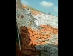 Atap Bangunan SMA Taruna Nusantara Malang Baru Dibangun Ambruk, 5 Orang Luka