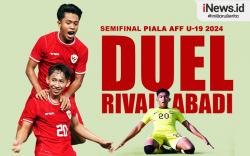 Infografis Indonesia Vs Malaysia di Semifinal Piala AFF U-19 2024: Duel Rival Abadi!