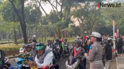 Kecam Genosida Israel, Ribuan Peserta Aksi Bela Palestina Lakukan Konvoi Keliling Jakarta