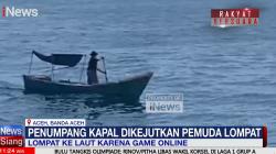 Pemuda di Aceh Nekat Lompat ke Laut, Diduga Depresi Akun Game Online Diretas