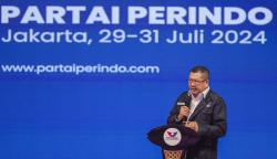 Sufmi Dasco Hadir di Mukernas Perindo, HT Ucapkan Terima Kasih 