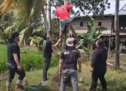 Hendak Ditangkap Polisi, Pencuri Spesialis HP di Wajo Sembunyi di Pohon Kelapa<