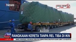 Rangkaian Kedua Kereta Tanpa Rel untuk IKN Kembali Tiba di Kaltim