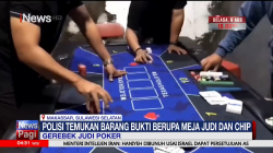 Polisi Gerebek Lokasi Judi Poker di Makassar