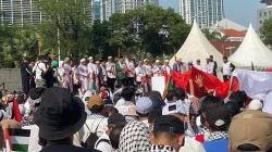 5 Tuntutan Massa Aksi Bela Palestina di Kedubes AS, Kecam Pembunuhan Ismail Haniyeh