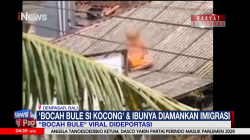 Bocah Bule Viral 'Si Kocong' dan Ibunya Diamankan dan Dideportasi