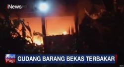 Gudang Barang Bekas di Lebak Banten Hangus Terbakar, Diduga Korsleting Listrik 