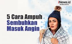 Infografis 5 Cara Ampuh Sembuhkan Masuk Angin