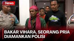 Bakar dan Rusak Tempat Ibadah, Seorang Pria di Batam Ditangkap Polisi