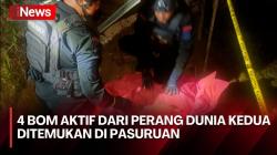 4 Bom Aktif Ditemukan Pekerja Bangunan di Kantor Kecamatan Puspo Pasuruan