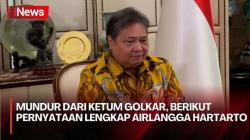 Resmi Mundur sebagai Ketum Golkar,  Airlangga Hartarto Pastikan Stabilitas Transisi Pemerintahan