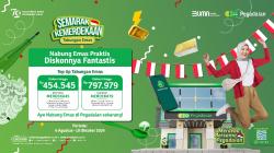 Nabung Emas Praktis dengan Diskon Fantastis di Pegadaian, Merdeka!