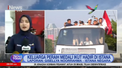 Kemeriahan Kirab Pahlawan Olimpiade Paris 2024, Dihadiri Keluarga