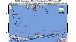 Gempa Hari Ini Magnitudo 5,1 Guncang Larantuka NTT