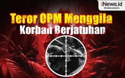 Infografis Teror OPM Menggila, Korban Berjatuhan