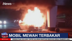 Mobil Mewah di Bandung Hangus Terbakar, Diduga akibat Korsleting Listrik