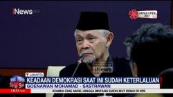 Goenawan Mohamad - Sastrawan: Keadaan Demokrasi Saat Ini Sudah Keterlaluan