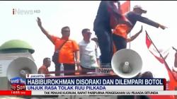Habiburokhman Dilempari Botol dan Nyaris Diamuk Massa Aksi di Gedung DPR