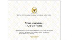 Situs DPR RI Tak Bisa Diakses di Tengah Demo Tolak RUU Pilkada