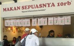 Sri Mulyani Pamer Makan Rp10.000 di Pasar Bintaro: Enak, Sehat dan Bergizi!