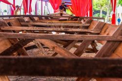 Pembuatan Perahu Bidar Tradisional