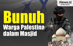 Infografis Tentara Israel Bunuh 5 Warga Palestina dalam Masjid