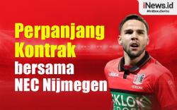 Infografis Calvin Verdonk Perpanjang Kontrak bersama NEC Nijmegen