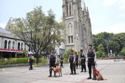 Paus Fransiskus ke Gereja Katedral Jakarta, Polisi Sebar Jihandak dan Anjing Pelacak