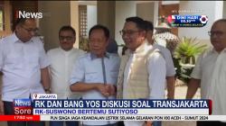 Ridwan Kamil dan Bang Yos Diskusi soal Transjakarta