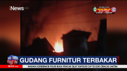 Gudang Furnitur di Bekasi Terbakar, 16 Unit Mobil Damkar Dikerahkan 