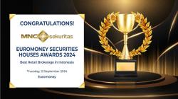 MNC Sekuritas Raih Penghargaan Best Retail Brokerage in Indonesia pada Internasional Euromoney Securities House Awards 2024