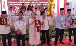 Pilkada Kota Serang 2024, Ratu Ria-Subadri Nomor Urut 1,  Budi Agis 2, Syafrudin-Heri 3