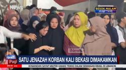 M. Rizky, Salah Satu Korban yang Tewas Mengambang di Kali Bekasi Dimakamkan