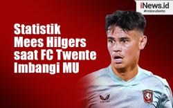 Infografis Statistik Mees Hilgers saat FC Twente Imbangi Man United