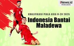 Infografis Timnas Indonesia U-20 Bantai Maladewa 