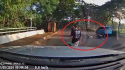Viral Pemotor Diduga Tewas Ditabrak Lari Mobil di BSD, Netizen Curigai Pemilik Dashcam