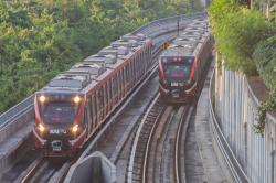 Perjalanan LRT Jabodebek Sebanyak 348 Kali pada Hari Kerja