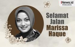 Infografis Marissa Haque Istri Ikang Fawzi Meninggal Dunia