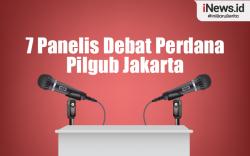 Infografis 7 Panelis Debat Perdana Pilgub Jakarta 